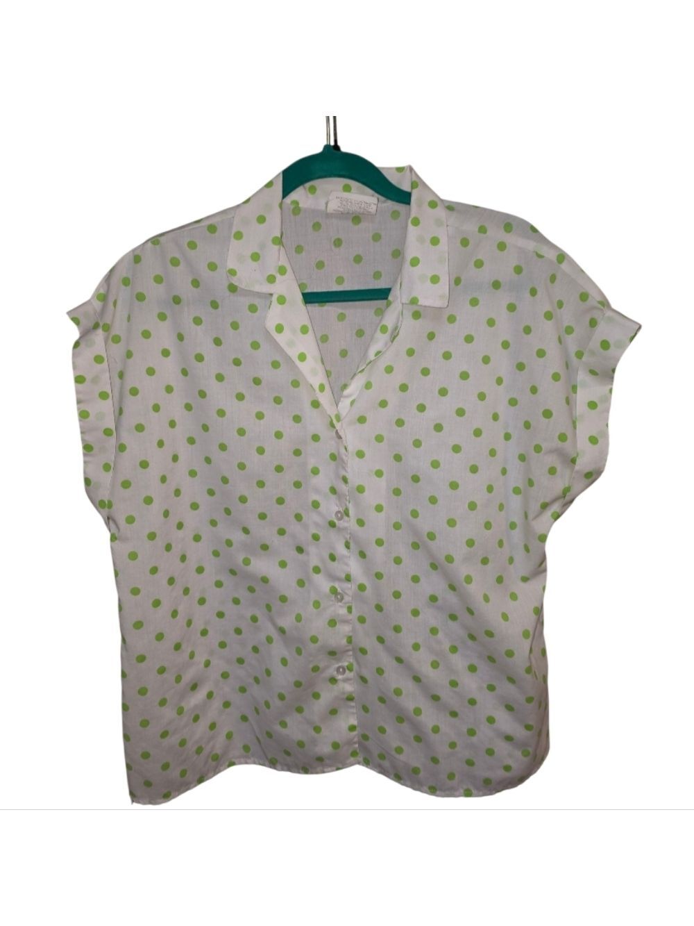 Vintage Visage De Paris Polka Dot Top
